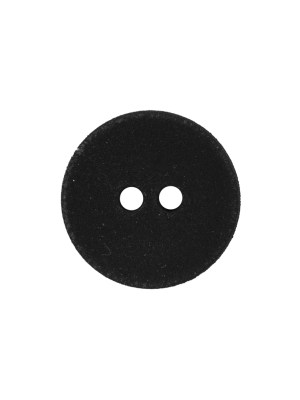 Black Matte 2-Hole Plastic Button – 30L/19mm Black Matte 2-Hole Plastic Button – 30L/19mm