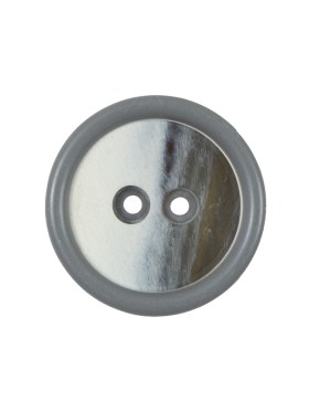 Gray 2-Hole Plastic Button – 36L/23mm Gray 2-Hole Plastic Button – 36L/23mm