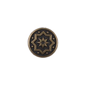 Bronze Etched Metal Button – 24L/15mm Bronze Etched Metal Button – 24L/15mm