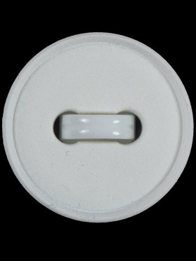 White Sewn Look Plastic Shank Back Button – 44L/28mm White Sewn Look Plastic Shank Back Button – 44L/28mm