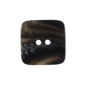 Black Square Two-Hole Plastic Button – 36L/23mm Black Square Two-Hole Plastic Button – 36L/23mm