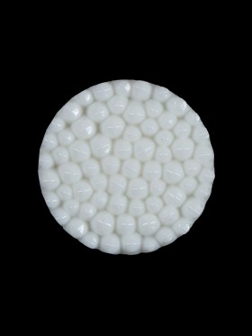 Off-White Beveled 3-Dimensional Dotted Shank-Back Button – 36L/23mm Off-White Beveled 3-Dimensional Dotted Shank-Back Button – 36L/23mm