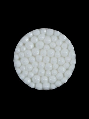 Off-White Beveled 3-Dimensional Dotted Shank-Back Button – 36L/23mm Off-White Beveled 3-Dimensional Dotted Shank-Back Button – 36L/23mm