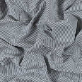 White and Cool Gray Striped Polyester Woven White and Cool Gray Striped Polyester Woven