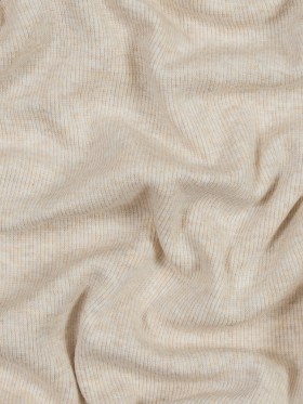 Tubular Bamboo Rib Knit – Heathered Almond Tubular Bamboo Rib Knit – Heathered Almond