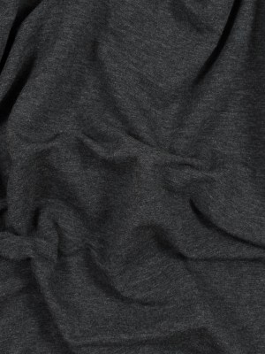 Bamboo Stretch French Terry – Charcoal – Emei Collection Bamboo Stretch French Terry – Charcoal – Emei Collection