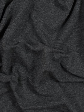 Bamboo Stretch French Terry – Charcoal – Emei Collection Bamboo Stretch French Terry – Charcoal – Emei Collection