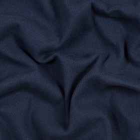 Navy Tubular Cotton Rib Knit Navy Tubular Cotton Rib Knit