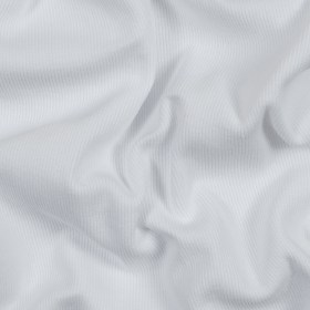 White Tubular Cotton Rib Knit White Tubular Cotton Rib Knit