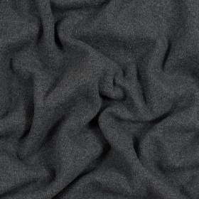 Heathered Charcoal Tubular Cotton Rib Knit Heathered Charcoal Tubular Cotton Rib Knit