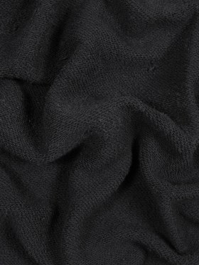 Thick Cotton French Terry – Black Thick Cotton French Terry – Black