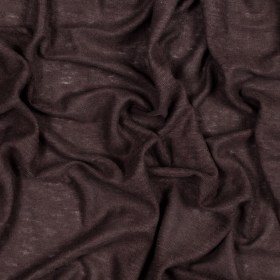 Italian Chocolate Solid Linen Knit Italian Chocolate Solid Linen Knit