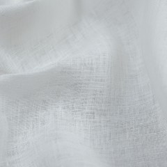 Italian White Crisp Linen Woven Italian White Crisp Linen Woven