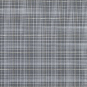 Italian Opal Gray Metallic Plaid Cotton Voile Italian Opal Gray Metallic Plaid Cotton Voile