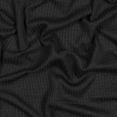Waffle Sweater Knit – Black – Percy Collection Waffle Sweater Knit – Black – Percy Collection
