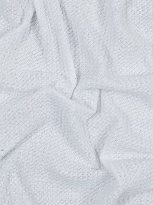 Waffle Sweater Knit – White – Percy Collection Waffle Sweater Knit – White – Percy Collection