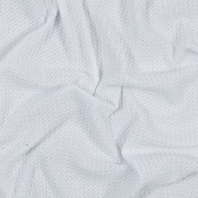 Waffle Sweater Knit – White – Percy Collection Waffle Sweater Knit – White – Percy Collection