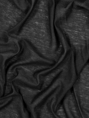 Heathered Black Tissue Weight Cotton Jersey Heathered Black Tissue Weight Cotton Jersey