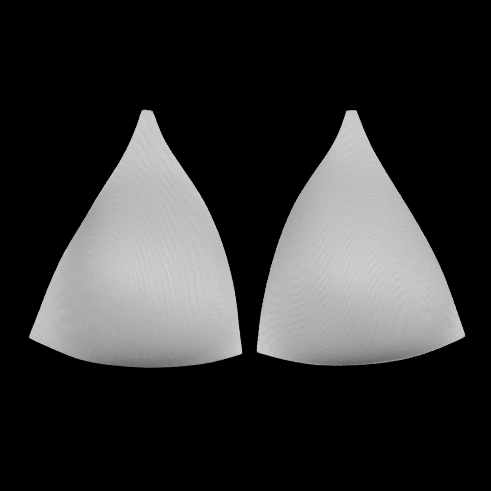 White Triangle Bra Cup - Size 10