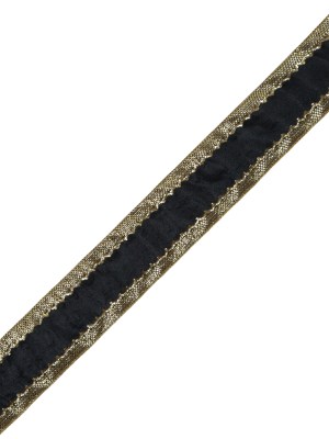 Black and Gold Metallic Ribbon – 1.5″ Black and Gold Metallic Ribbon – 1.5″