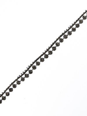 Metallic Gold and Black Geometric Trim – 0.5″ Metallic Gold and Black Geometric Trim – 0.5″