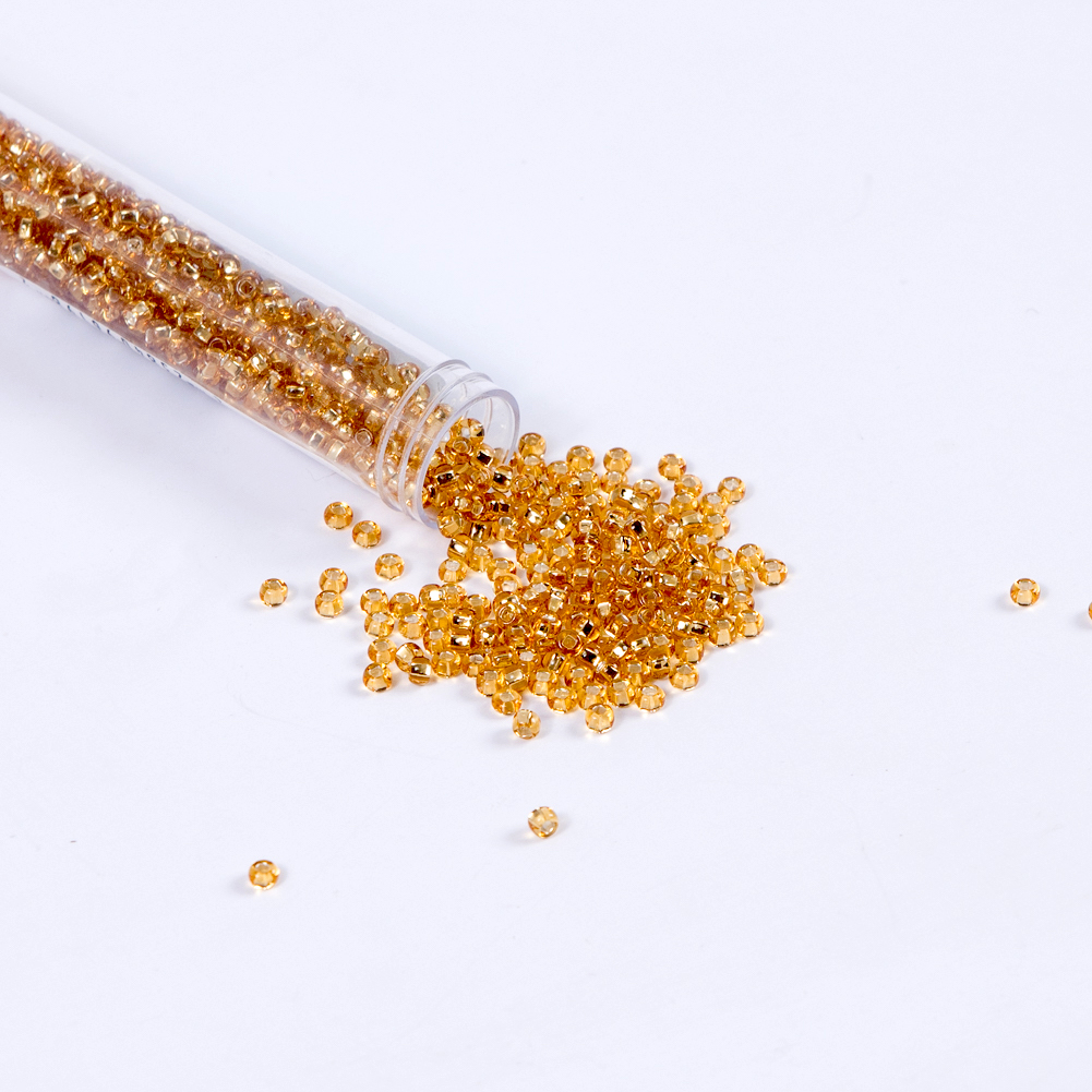 Gold Czech Seed Beads – Size 8 Gold Czech Seed Beads – Size 8
