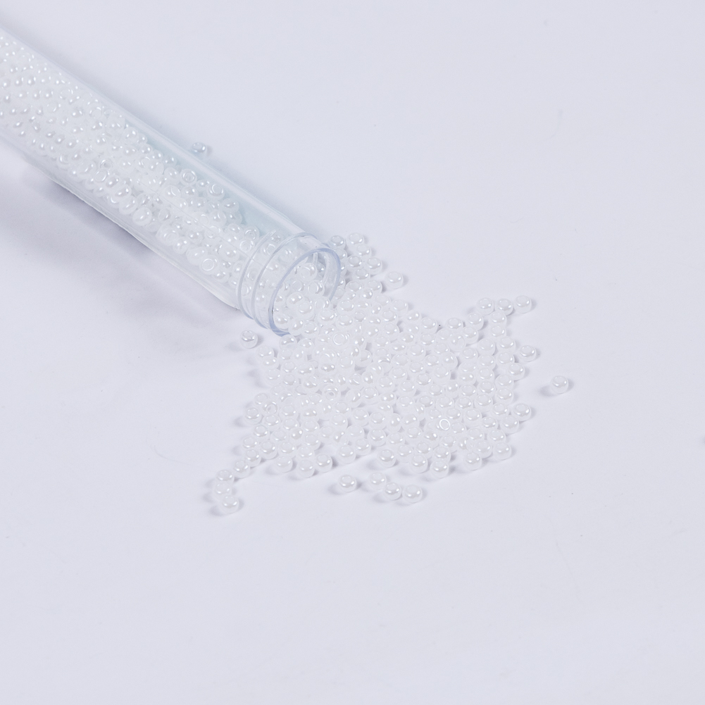 Pearl White Czech Seed Beads – Size 8 Pearl White Czech Seed Beads – Size 8