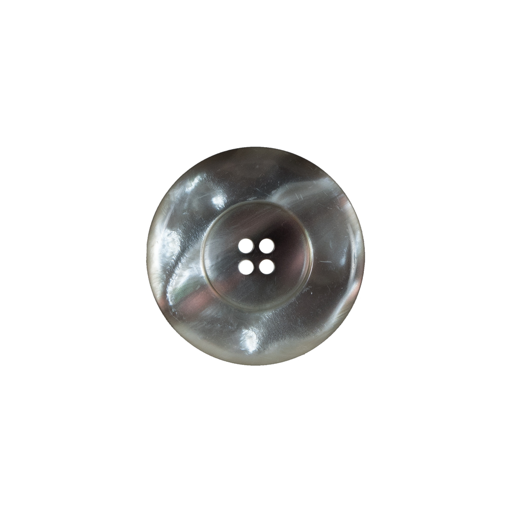 Gray Iridescent Plastic Button – 28L/18mm Gray Iridescent Plastic Button – 28L/18mm