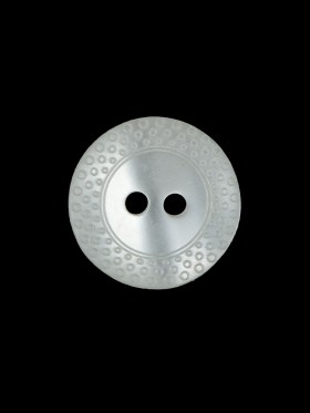 Ivory Plastic 2-Hole Button – 28L/18mm Ivory Plastic 2-Hole Button – 28L/18mm