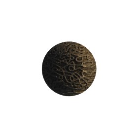 Italian Black and Gold Etched Ombre Button – 30L/19mm Italian Black and Gold Etched Ombre Button – 30L/19mm