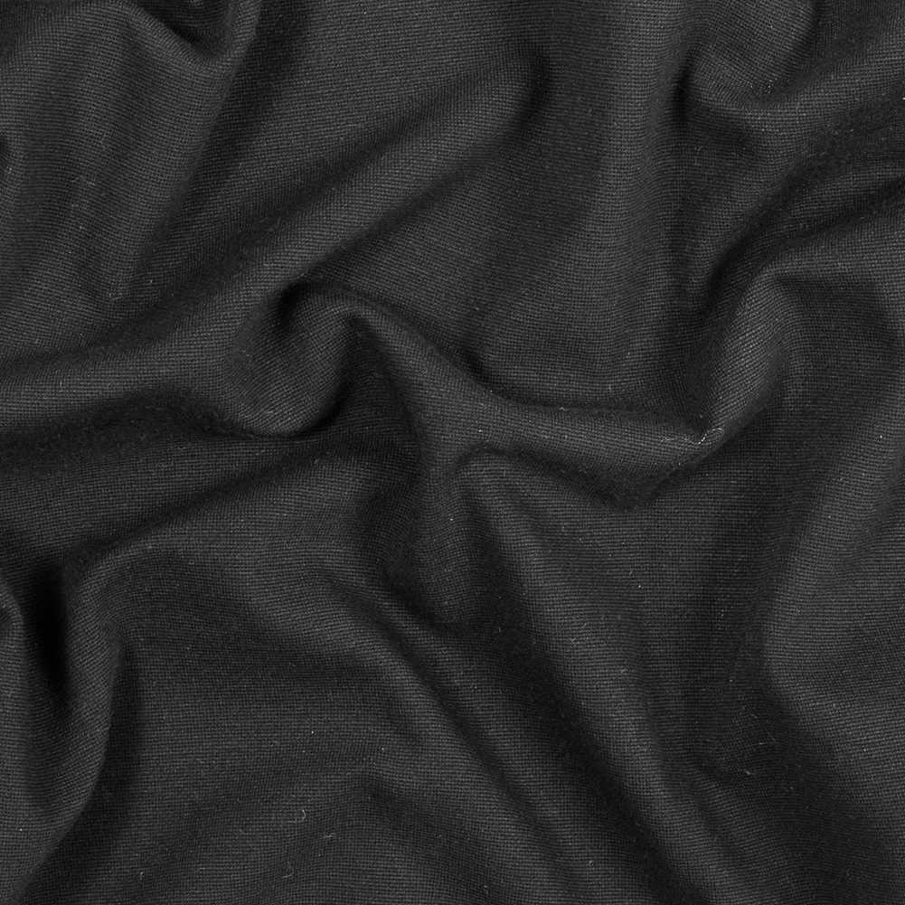 Black Knit Cotton Pique Black Knit Cotton Pique