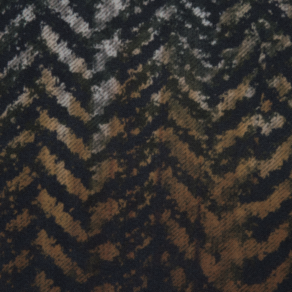 Army Colored Large-Scale Herringbone Polyester Panel