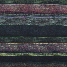 Green and Fuchsia Abstract Printed Paneled Wool Twill Green and Fuchsia Abstract Printed Paneled Wool Twill