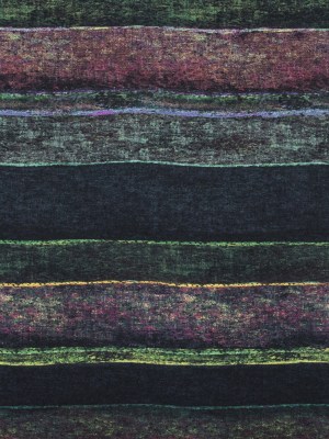 Green and Fuchsia Abstract Printed Paneled Wool Twill Green and Fuchsia Abstract Printed Paneled Wool Twill