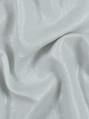 Lightweight Linen Woven with Metallic Silver Foil – Ivory – Simone Collection Lightweight Linen Woven with Metallic Silver Foil – Ivory – Simone Collection