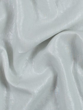 Lightweight Linen Woven with Metallic Silver Foil – Ivory – Simone Collection Lightweight Linen Woven with Metallic Silver Foil – Ivory – Simone Collection