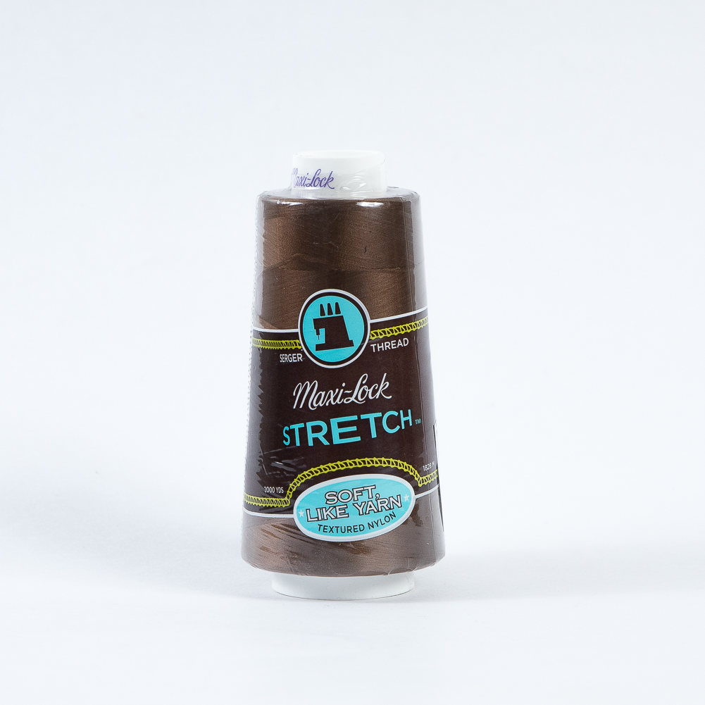 Maxi-Lock Stretch Serger Thread 2000yds – Brown Maxi-Lock Stretch Serger Thread 2000yds – Brown