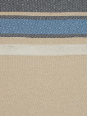Sea NY Navy and Gilded Beige Striped Cotton Canvas Sea NY Navy and Gilded Beige Striped Cotton Canvas