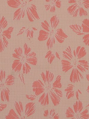 Beige and Light Orange Stretch Floral Houndstooth Brocade Beige and Light Orange Stretch Floral Houndstooth Brocade