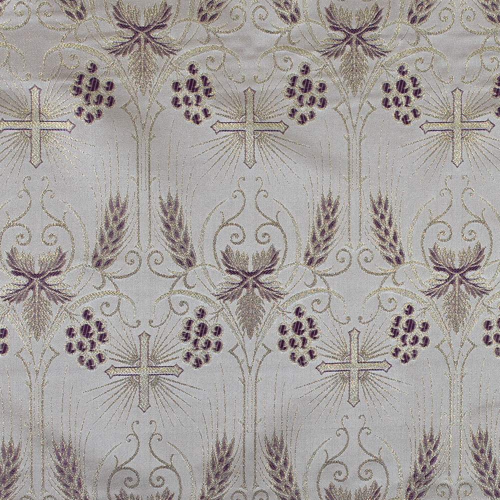 Metallic Gold and Purple Vestment Jacquard Metallic Gold and Purple Vestment Jacquard