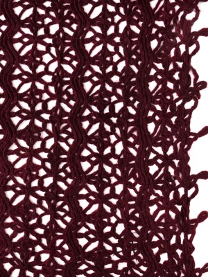Novelty Acrylic Lace – Maroon Novelty Acrylic Lace – Maroon