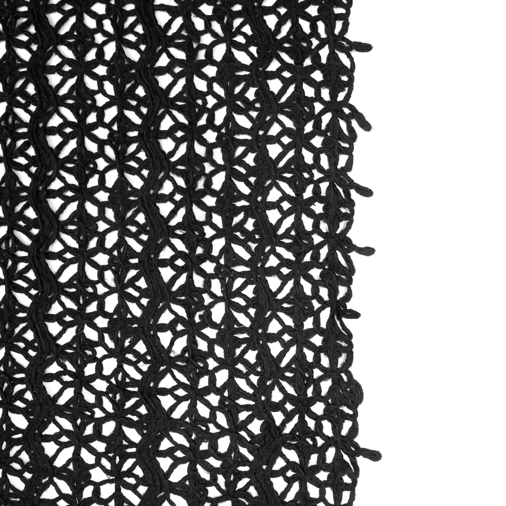 Novelty Acrylic Lace – Black Novelty Acrylic Lace – Black