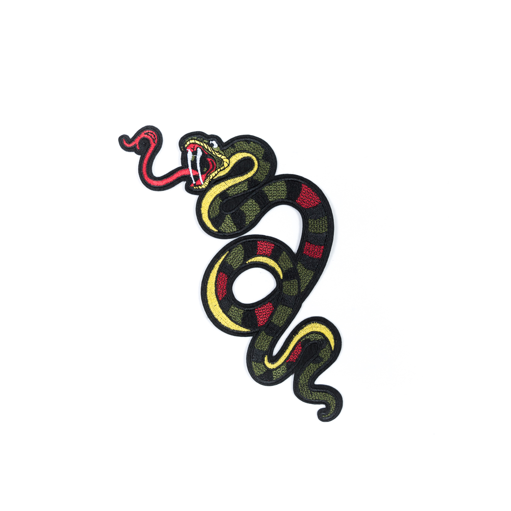 Italian Large Snake Patch – 9″ x 4.5″ Italian Large Snake Patch – 9″ x 4.5″