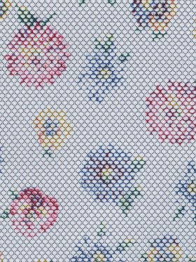 Multicolor Floral Printed Wonder Mesh Multicolor Floral Printed Wonder Mesh