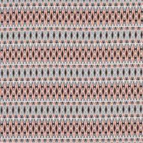Red Orange Geometric Stretch Cotton Twill Red Orange Geometric Stretch Cotton Twill