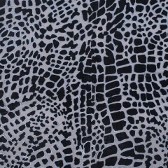 Alligator Skin Burnout Velvet – Black Alligator Skin Burnout Velvet – Black