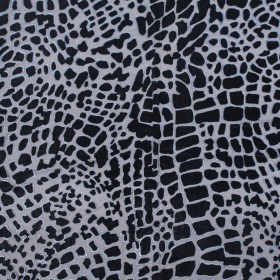 Alligator Skin Burnout Velvet – Black Alligator Skin Burnout Velvet – Black