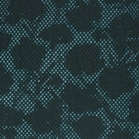 Emerald Green Wool and Acrylic Netting Backed by Fine Floral Knit Emerald Green Wool and Acrylic Netting Backed by Fine Floral Knit