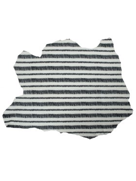 Phillip Lim Small Ivory and Black Striped Digitally Printed Lamb Leather Phillip Lim Small Ivory and Black Striped Digitally Printed Lamb Leather