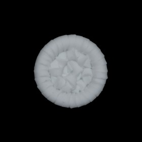 White Detailed Plastic Shank-Back Button – 36L/23mm White Detailed Plastic Shank-Back Button – 36L/23mm